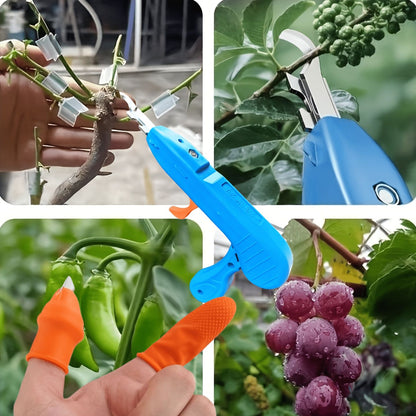 2-Piece Fruit Picking Tool Set for Home Gardens & Small-Scale Farms-Blue+Orange V1107-DSZ-021-001
