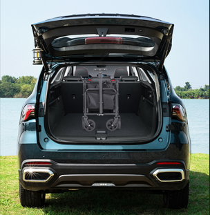 Foldable Camping Wagon: Retractable Handle, Lightweight Design for Outdoor Trips, Beach & Picnics V1107-FOLDABLE CAMPING WAGON