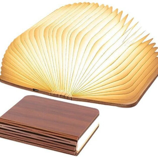Christmas giftsRechargeable LED Book Night Light: Creative Folding Wooden Lamp with Magnetic Design for V1107-LED BOOK NIGHT LIGHT1-S
