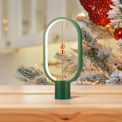 Green Magnetic Balance LED Table Lamp: USB-Powered, Dimmable Eye-Care Light with Award-Winning Design for V1107-MAGNETIC BALANCE LED TABLE LAMP2