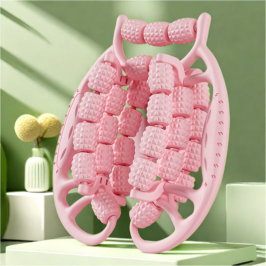 Christmas gift Muscle Relief Massage Roller: High-Density Foam Roller for Deep Tissue Relaxation, Fitness V1107-MUSCLE RELIEF MASSAGE ROLLER3-PINK