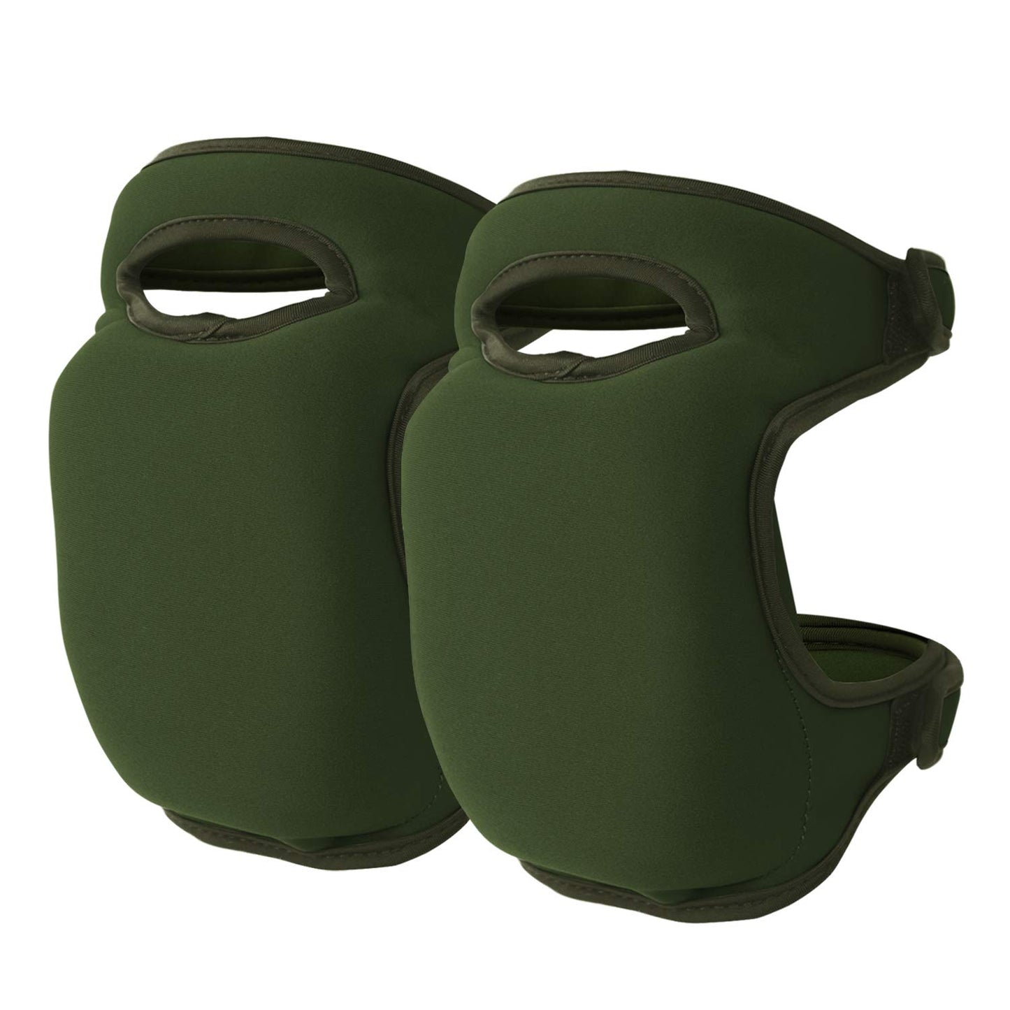 Olive Green Gardening Knee Pads (2-Pack): Ultra-Thick Memory Foam, Adjustable Straps - Ideal for Gardening, V1107-OLIVE GREEN GARDENING KNEE PADS