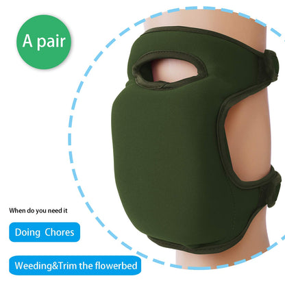 Olive Green Gardening Knee Pads (2-Pack): Ultra-Thick Memory Foam, Adjustable Straps - Ideal for Gardening, V1107-OLIVE GREEN GARDENING KNEE PADS