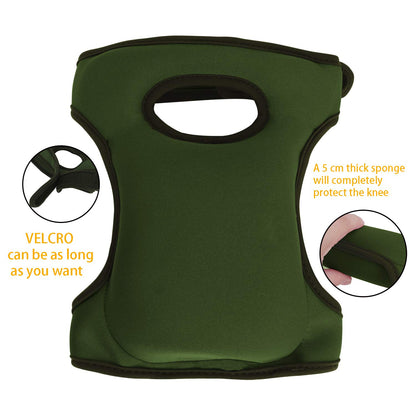 Olive Green Gardening Knee Pads (2-Pack): Ultra-Thick Memory Foam, Adjustable Straps - Ideal for Gardening, V1107-OLIVE GREEN GARDENING KNEE PADS