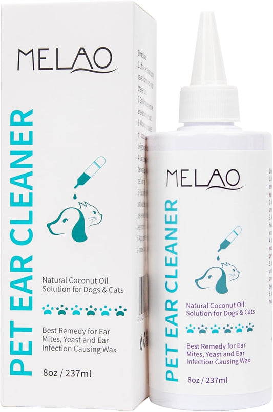 pet products Pet products Ear Cleanser for Dogs and Cats - Gentle Daily Ear Wash - Long Nozzle for Deep Ear V1107-PET EAR CLEANER