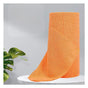 Christmas gift 50-Piece 25x25cm Polycotton Cleaning Cloth Roll, Reusable Dual-Use Dish & Surface Wipes for V1107-POLYCOTTON CLEANING CLOTH ROLL-ORANGE