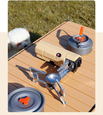 2500W Portable Camping Stove Foldable Butane Stove Indoor/Outdoor Cooking Suitable for Picnic, Backpacking V1107-PORTABLE CAMPING GAS STOVE