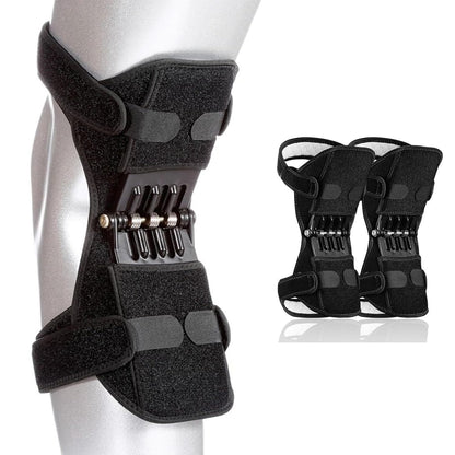 Power Knee Braces (2 Pack): 4-Spring Joint Support, Adjustable Stabilizer for Pain Relief, Sports & Daily Use V1107-POWER KNEE BRACES