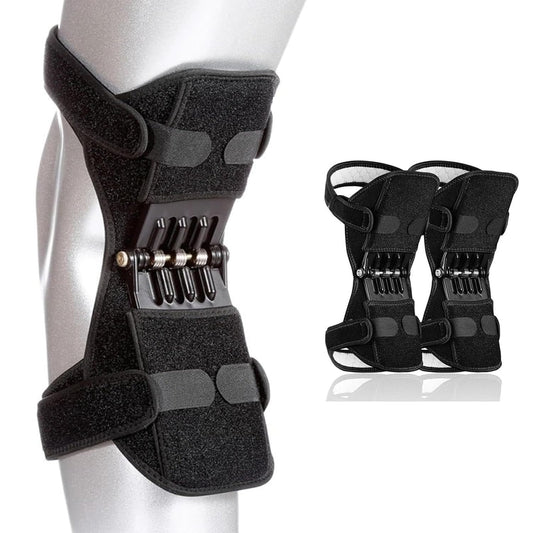 Power Knee Braces (2 Pack): 4-Spring Joint Support, Adjustable Stabilizer for Pain Relief, Sports & Daily Use V1107-POWER KNEE BRACES
