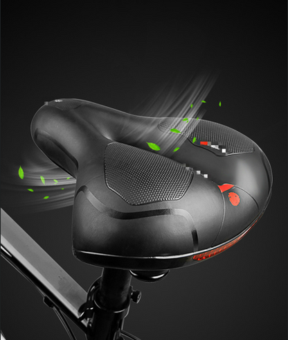Silicone Bike Saddle with Hollow Ventilation: 21x25x11cm, 680g, Comfort & Shock Absorption for Aussie Cyclists V1107-SILICONE BIKE SADDLE