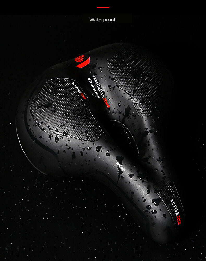 Silicone Bike Saddle with Hollow Ventilation: 21x25x11cm, 680g, Comfort & Shock Absorption for Aussie Cyclists V1107-SILICONE BIKE SADDLE