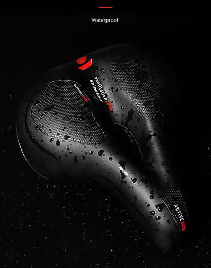 Silicone Bike Saddle with Hollow Ventilation: 21x25x11cm, 680g, Comfort & Shock Absorption for Aussie Cyclists V1107-SILICONE BIKE SADDLE