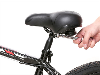 Silicone Bike Saddle with Hollow Ventilation: 21x25x11cm, 680g, Comfort & Shock Absorption for Aussie Cyclists V1107-SILICONE BIKE SADDLE