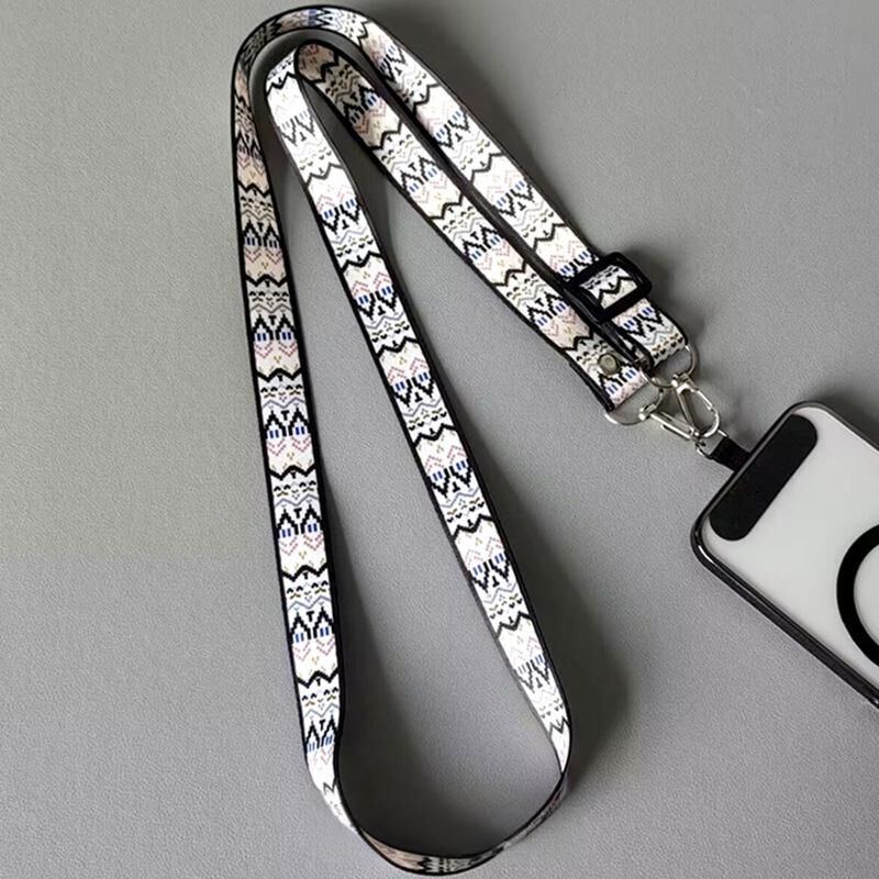 Christmas gifts 4PCS Boho Pattern Phone Crossbody Lanyard Set, Adjustable 65-118cm, Stylish & Durable for V1107-SJXKBD