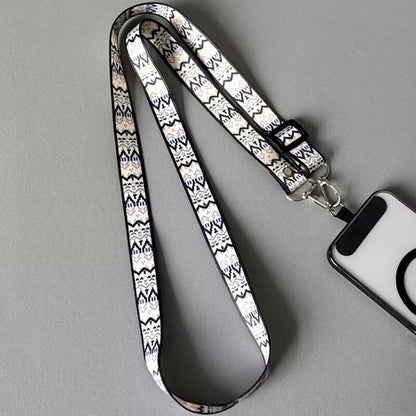 Christmas gifts 4PCS Boho Pattern Phone Crossbody Lanyard Set, Adjustable 65-118cm, Stylish & Durable for V1107-SJXKBD