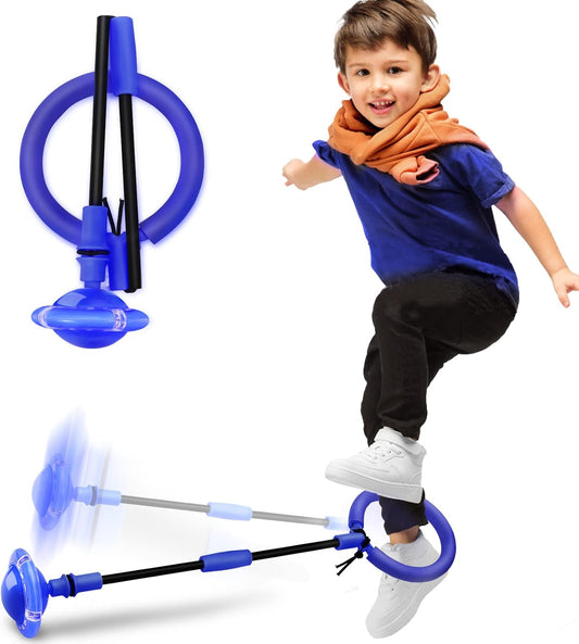 Skip Ball for Kids, Portable Foldable Colorful Flash Wheel Swing Ball Sports Fitness Toys for Girls & Boys, V1107-SKIP BALL FOR KIDS1