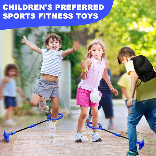 Skip Ball for Kids, Portable Foldable Colorful Flash Wheel Swing Ball Sports Fitness Toys for Girls & Boys, V1107-SKIP BALL FOR KIDS1