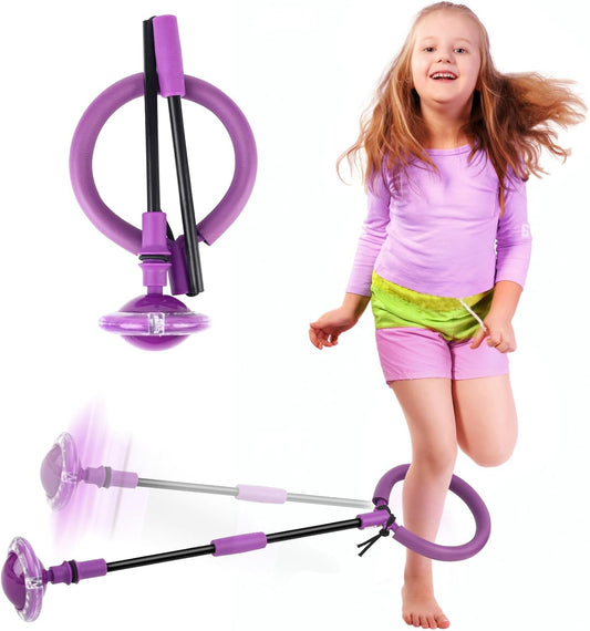 Skip Ball for Kids, Portable Foldable Colorful Flash Wheel Swing Ball Sports Fitness Toys for Girls & Boys, V1107-SKIP BALL FOR KIDS2