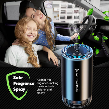 Smart Car Air Freshener with Starry Lights Projector: Automatic Aroma Diffuser, 3 Modes, Rechargeable for Car V1107-SMART CAR AIR FRESHENER