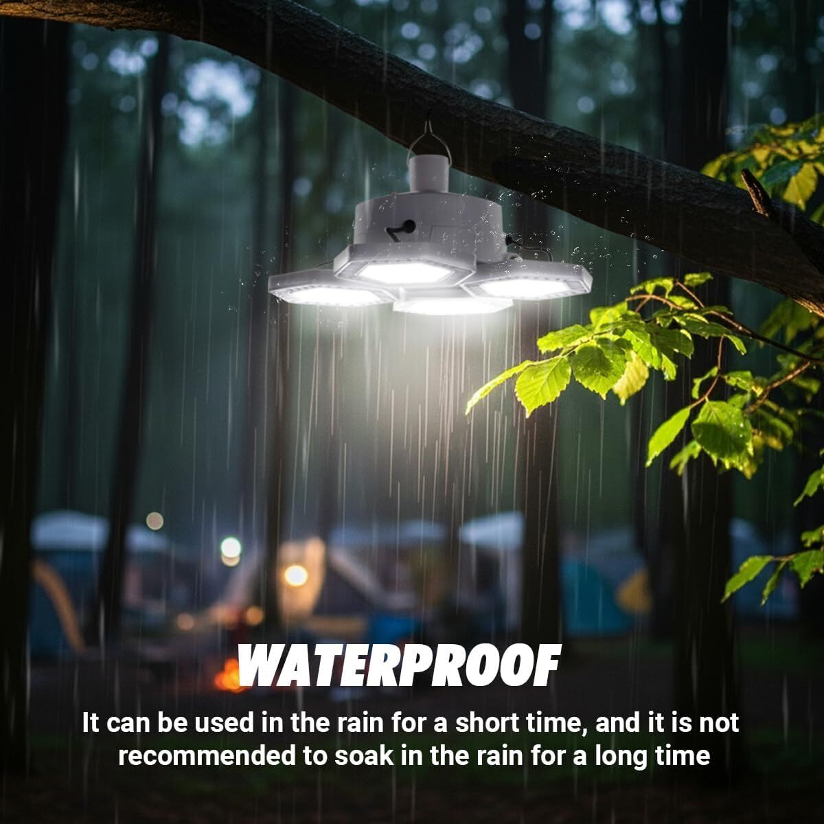 Solar Camping Lantern with Remote Control: 169 LED Folding USB Rechargeable Light for Camping, Emergencies & V1107-SOLAR CAMPING LANTERN WITH REMOTE CONTROL