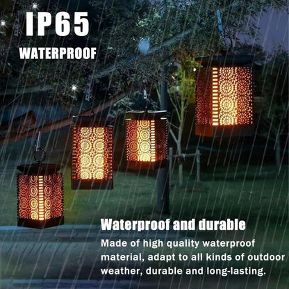 2-Pack Solar Garden Stake Light with Floral Pattern: 12 LED Outdoor Decorative Light with Multiple Mounting V1107-SOLAR GARDEN STAKE LIGHT WITH FLORAL PATTERN