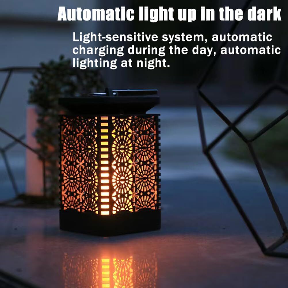 4-Pack Solar Garden Stake Light with Floral Pattern: 12 LED Outdoor Decorative Light with Multiple Mounting V1107-SOLAR GARDEN STAKE LIGHT WITH FLORAL PATTERN1