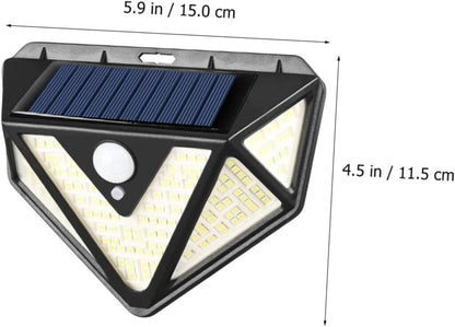 2-Pack Solar LED Motion Sensor Wall Light: Dusk-to-Dawn Outdoor Lighting for Aussie Gardens, Fences & Patios V1107-SOLAR LED MOTION SENSOR WALL LIGHT