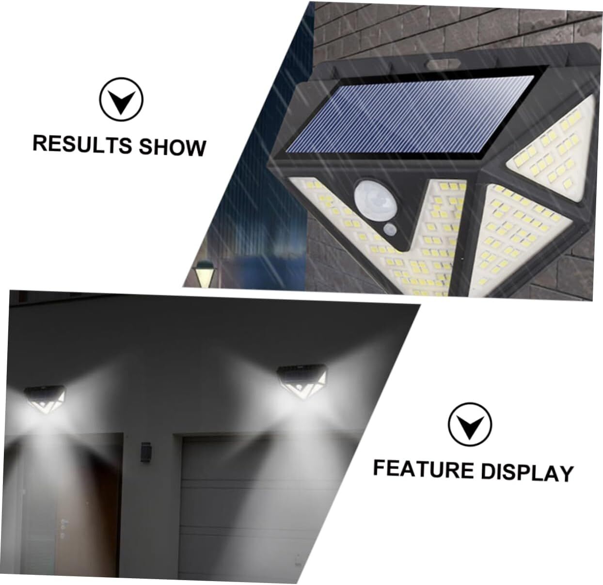 2-Pack Solar LED Motion Sensor Wall Light: Dusk-to-Dawn Outdoor Lighting for Aussie Gardens, Fences & Patios V1107-SOLAR LED MOTION SENSOR WALL LIGHT