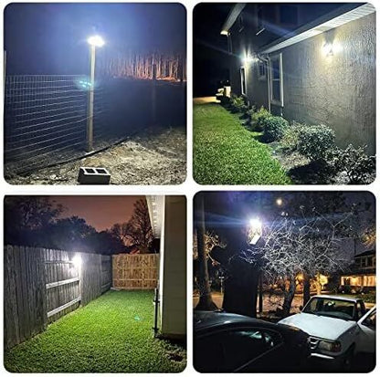 Solar Motion Sensor Outdoor Lights (2-Pack) with 288 LEDs & 2800LM: 270 degrees Wide Angle, IP65 Waterproof, V1107-SOLAR MOTION SENSOR OUTDOOR LIGHTS