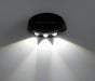 Solar Outdoor Wall Lights (2-Pack): IP44 Waterproof LED Sconces for Garden, Patio & Pathway Lighting(white V1107-SOLAR OUTDOOR WALL LIGHTS
