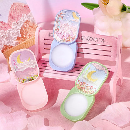 Pink Solid Perfume Set for Women: 3-Pack 4g Portable Pocket Balm with Natural Fragrance, Perfect for Travel V1107-SOLID PERFUME SET