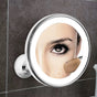 Christmas gift 10X Magnifying Suction Cup LED Makeup Mirror: Flawless Vanity Mirror with Natural Light for V1107-SUCTION CUP LED MAKEUP MIRROR