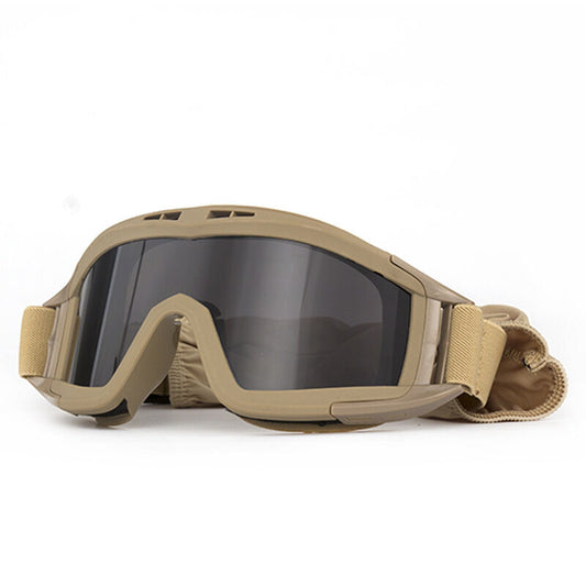 Christmas gifts for husband or boyfriend Tactical Safety Goggles, Anti-Fog HD Lens, Wind & Dust Protection V1107-TACTICAL SAFETY GOGGLES-KHAKI