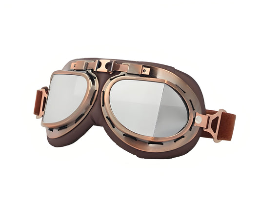 Christmas gifts for husband or boyfriend Vintage Steampunk Motorcycle Goggles-Retro Style, Dust & Wind V1107-VINTAGE STEAMPUNK MOTORCYCLE GOGGLES-GREY