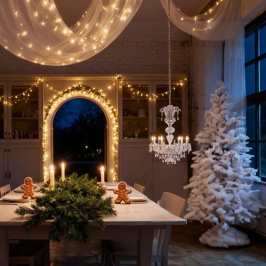 300 LED Warm White Fairy String Lights, 9m Green Wire, Battery-Operated, IP44 Waterproof with Timer for V1107-WARM WHITE FAIRY STRING LIGHTS4