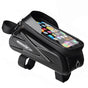 Waterproof Bike Frame Bag with Touchscreen Window: Hard Shell Bicycle Bag for Phone & Gear, Perfect for V1107-WATERPROOF BIKE FRAME BAG