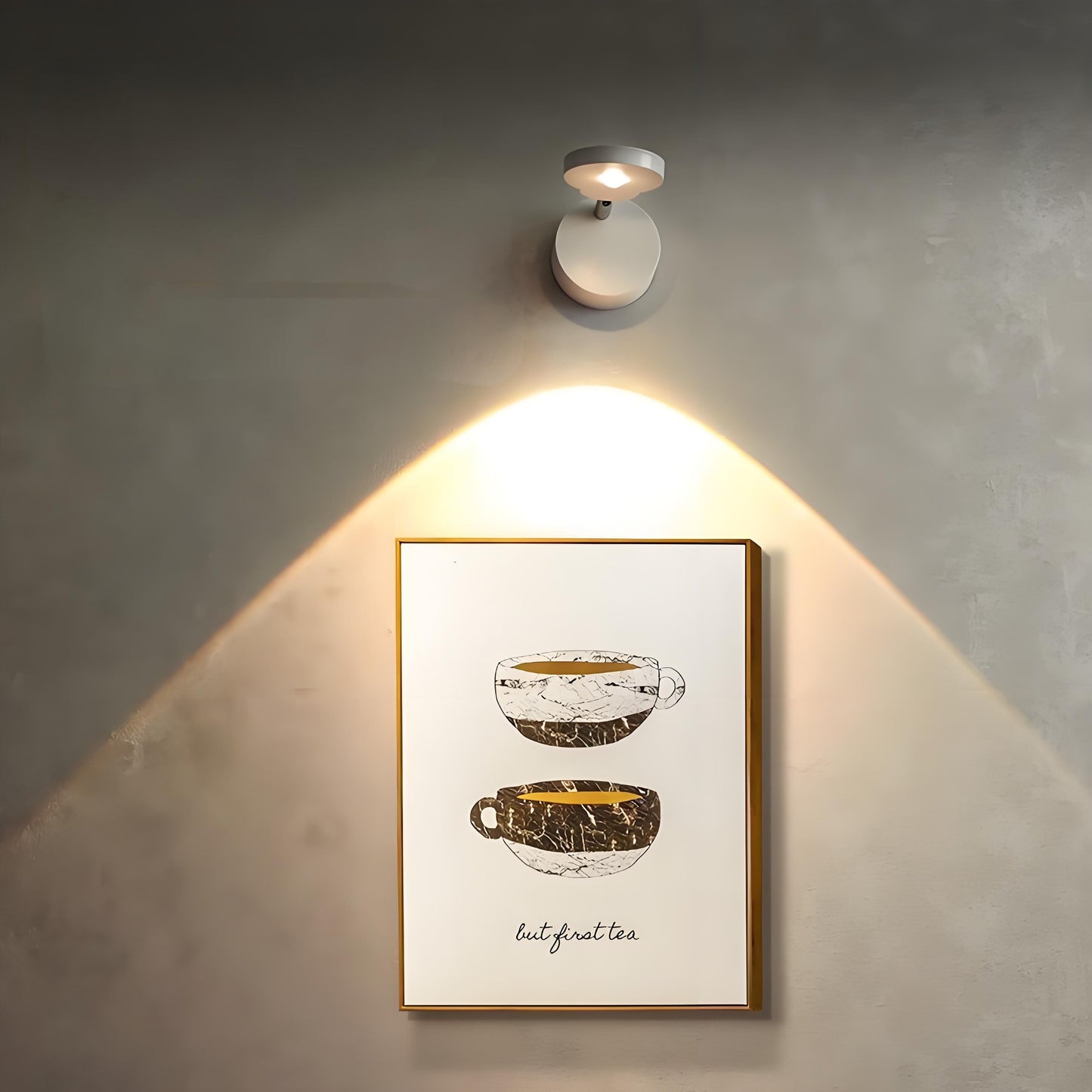 Wireless Smart LED Wall Light: Rechargeable, Motion-Sensor & Remote-Controlled, No-Drill Mount for Home Decor V1107-WIRELESS SMART LED WALL LIGHT