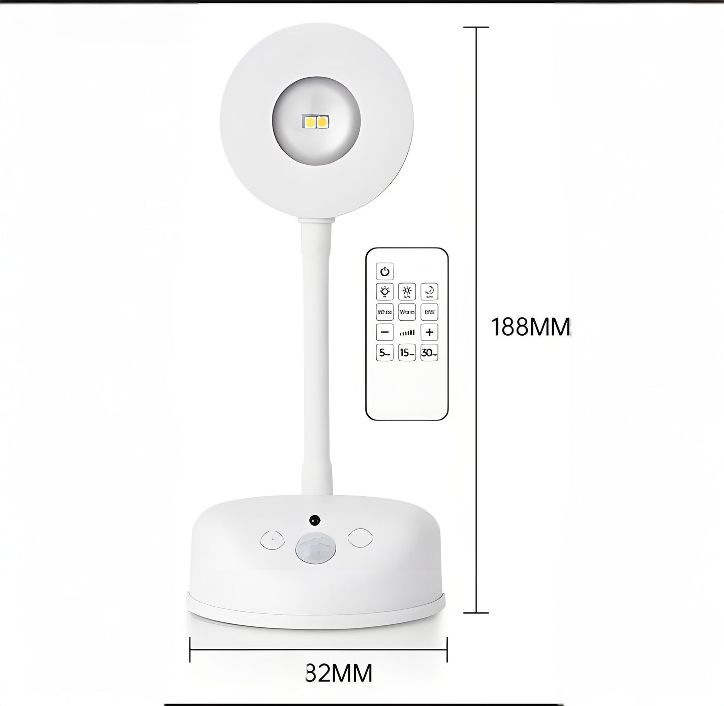 Wireless Smart LED Wall Light: Rechargeable, Motion-Sensor & Remote-Controlled, No-Drill Mount for Home Decor V1107-WIRELESS SMART LED WALL LIGHT