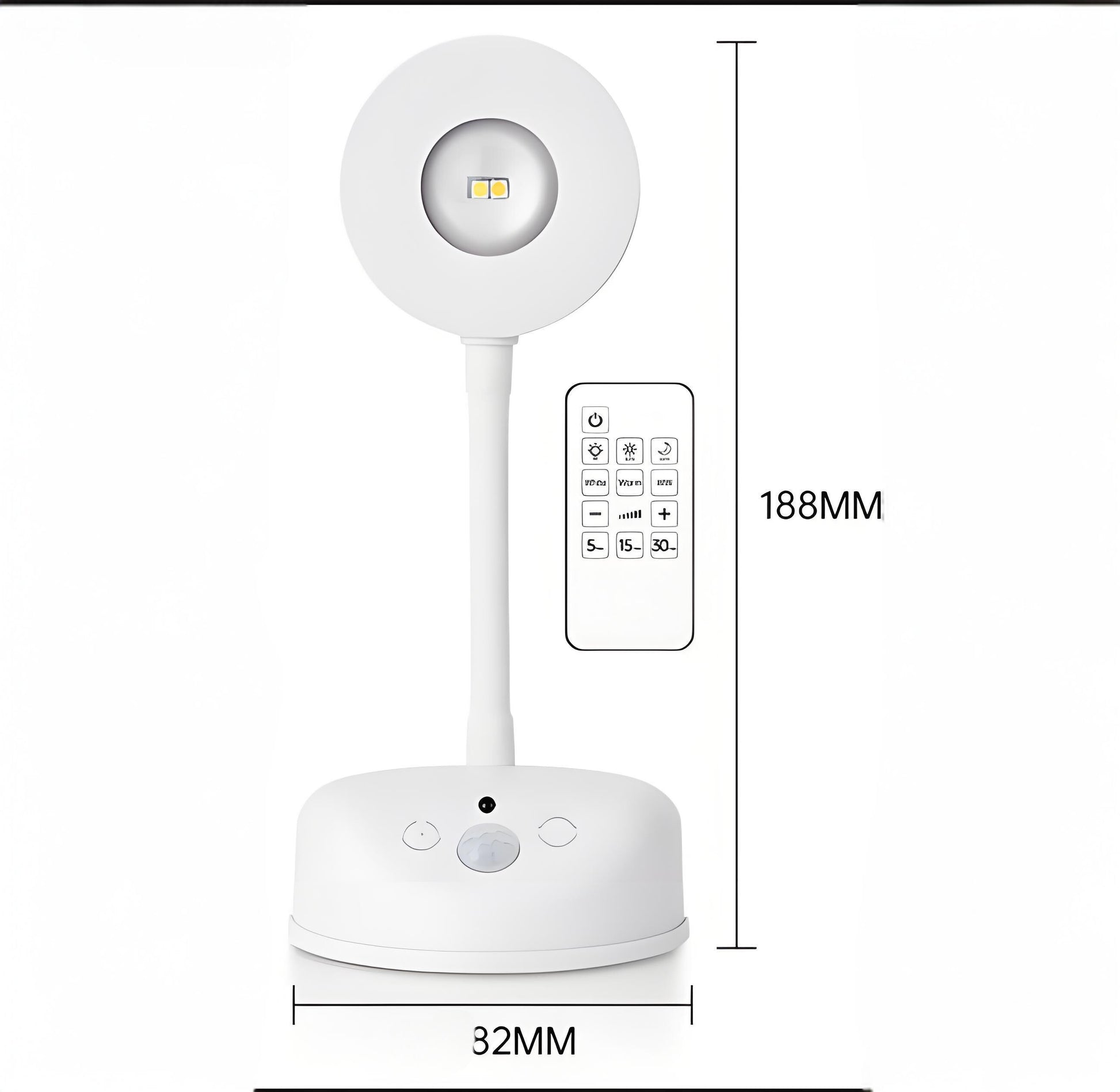 Wireless Smart LED Wall Light: Rechargeable, Motion-Sensor & Remote-Controlled, No-Drill Mount for Home Decor V1107-WIRELESS SMART LED WALL LIGHT