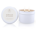Driftwood & Coconut Soy Candle Tin 165g V1108-SGHFSWCT165-DC