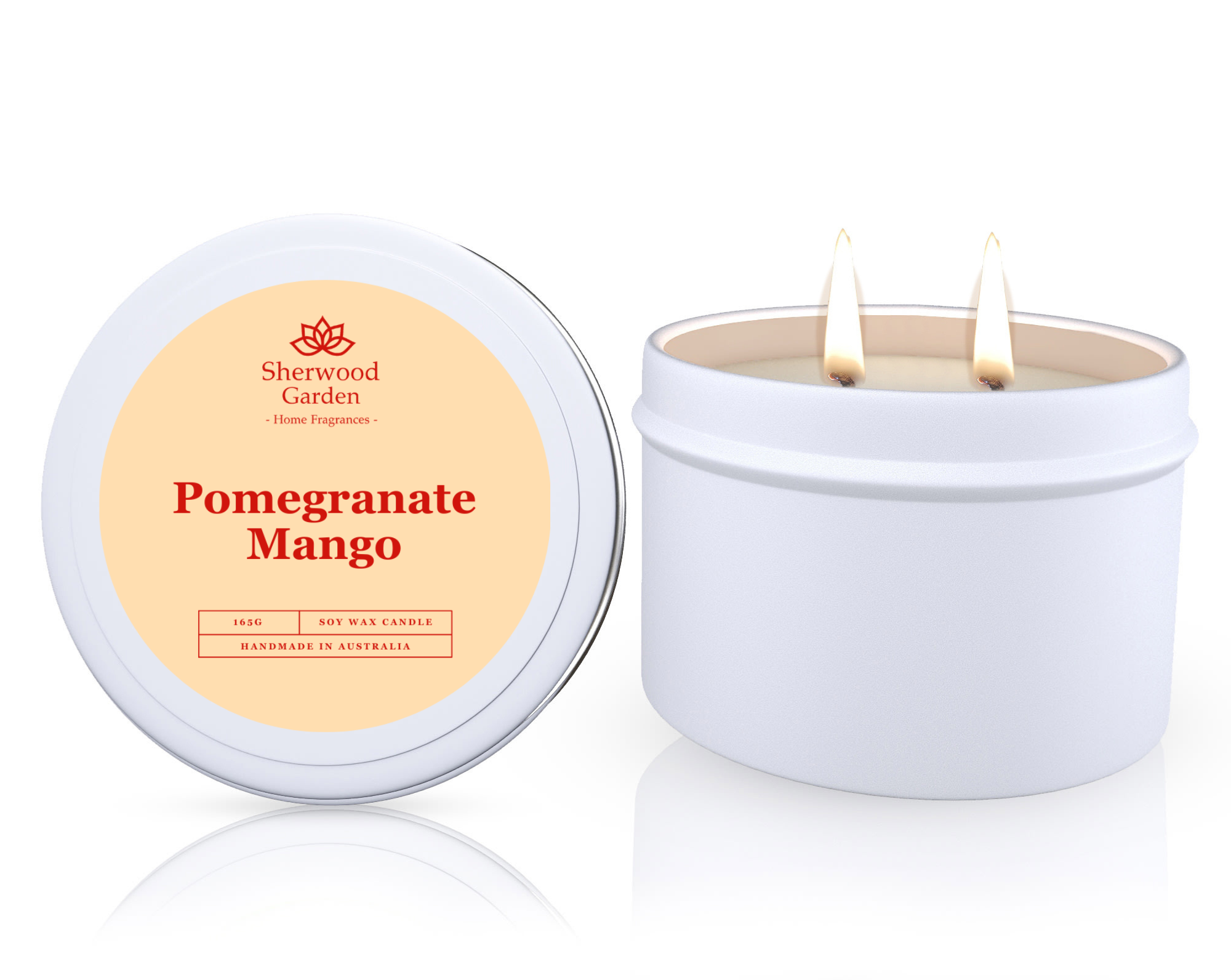 Pomegranate Mango Soy Candle Tin 165g V1108-SGHFSWCT165-PM
