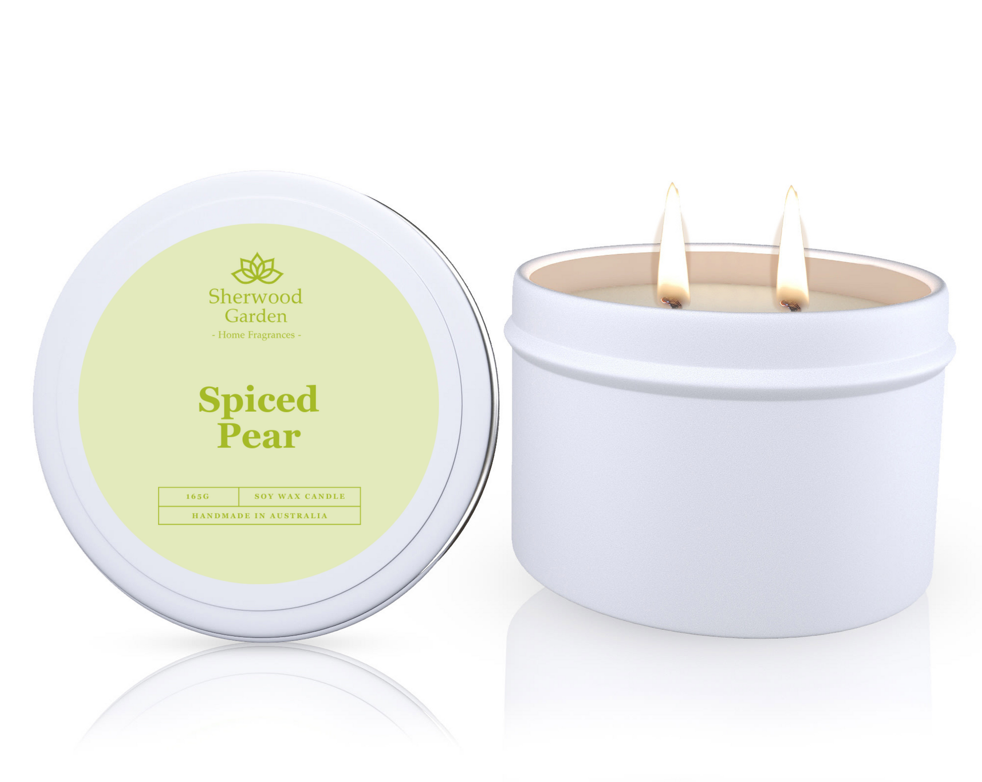 Spiced Pear Soy Candle Tin 165g V1108-SGHFSWCT165-SP