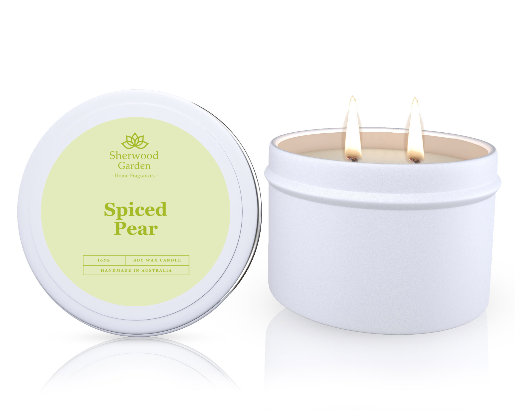 Spiced Pear Soy Candle Tin 165g V1108-SGHFSWCT165-SP