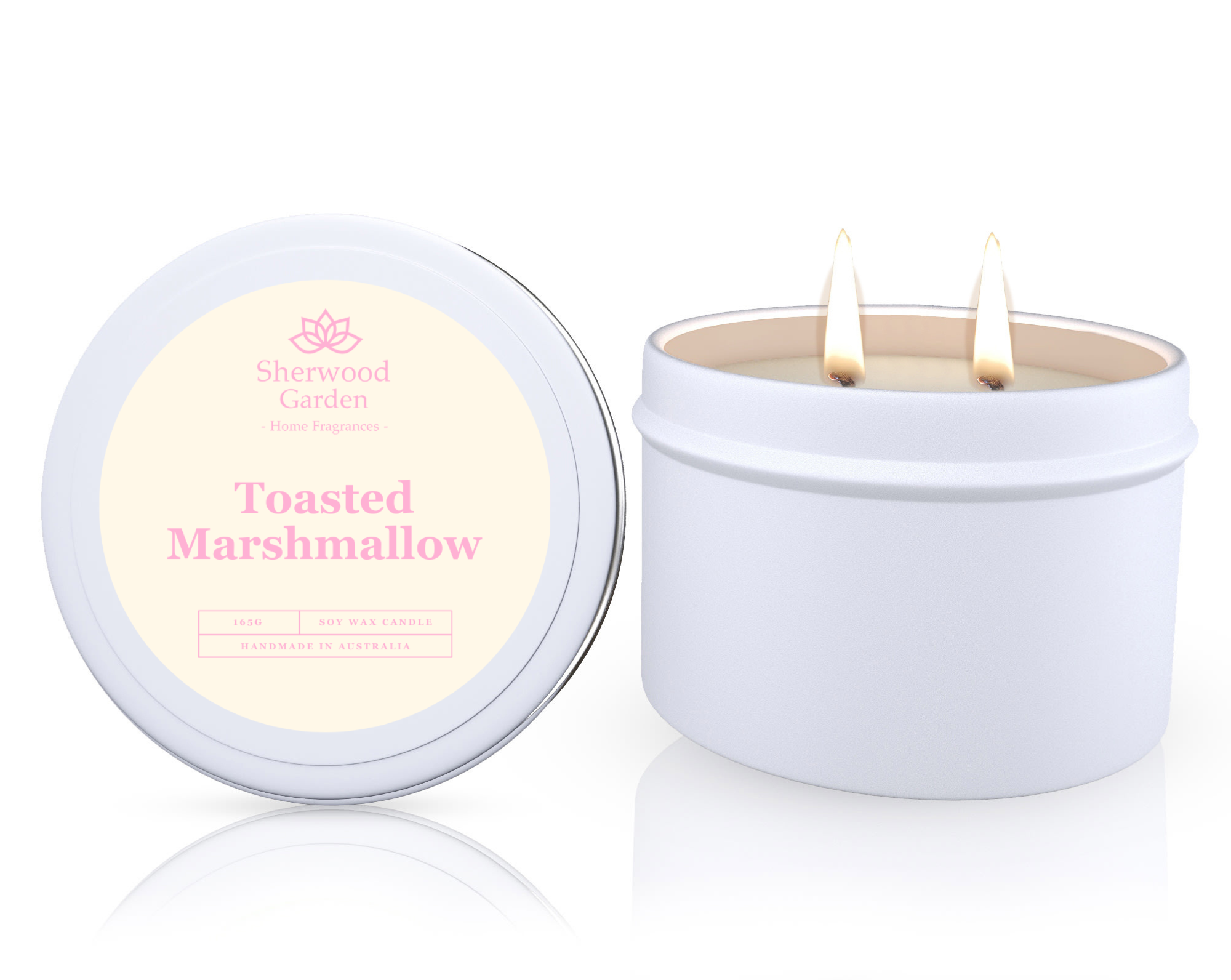 Toasted Marshmallow Soy Candle Tin 165g V1108-SGHFSWCT165-TM