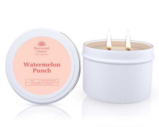 Watermelon Punch Soy Candle Tin 165g V1108-SGHFSWCT165-WP