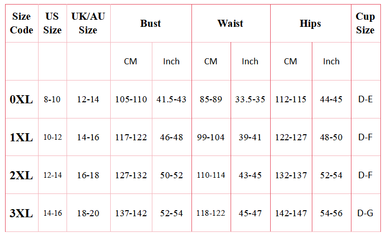 Plus Size Deep V-One Piece Swimsuit for Enhanced Curve Appeal Size 2XL V1119-SSPD005-PLUS-SIZE-DEEP-V-ONE-PIECE-SIZE-2XL