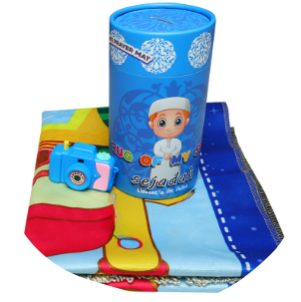 Kids Prayers Mat [Blue] V1126-PRAYERSB