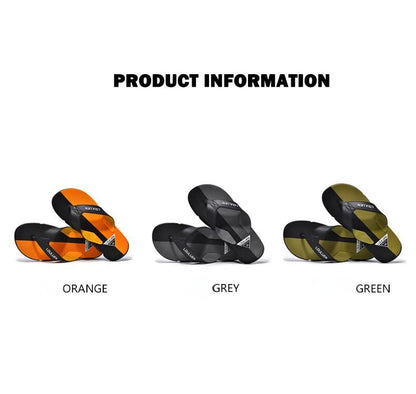 Men's Flip Flops with EVA-PVC Dual Sole,Green for Comfort & Slip-Resistance(40) V1132-NSRZT-GREEN-40