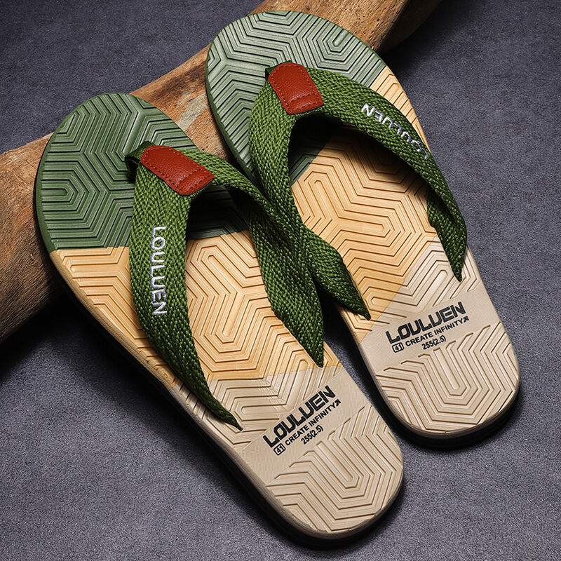 Dual Sole, Green for Comfort & Style for Summer Beach & Daily Wear(40) V1132-NSRZT2-GREEN-40