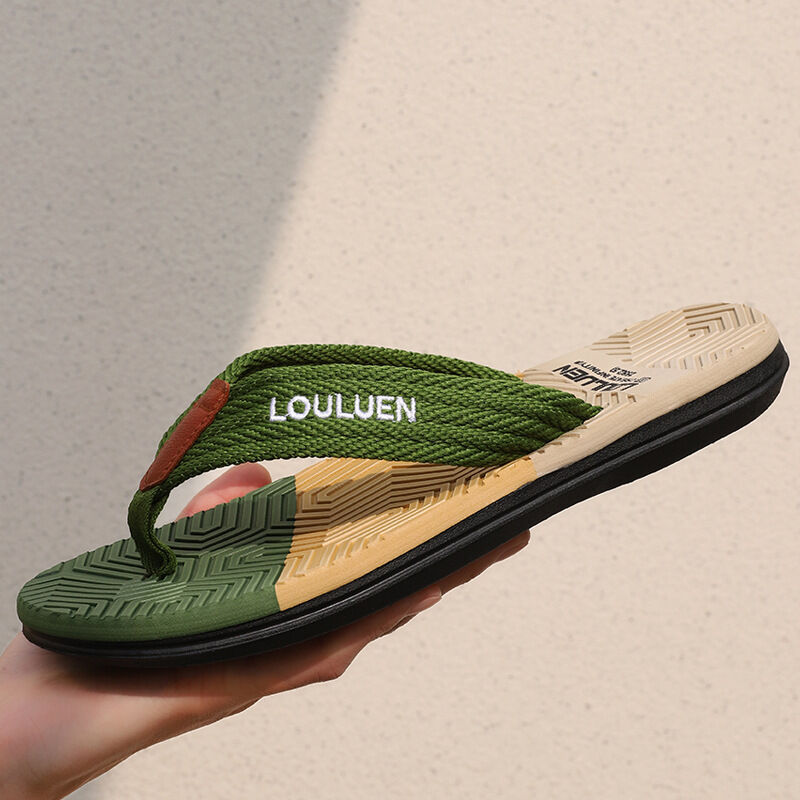 Dual Sole, Green for Comfort & Style for Summer Beach & Daily Wear(40) V1132-NSRZT2-GREEN-40